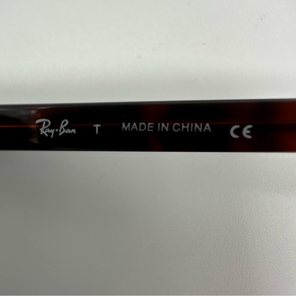 Ray-Ban Clubmaster Tortoiseshell Gold Frame Sunglasses Green Lenses - Picture 9 of 14